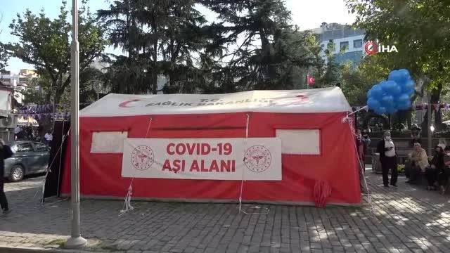 Trabzon'da aşı oranında yüzde 75'lere ulaştı