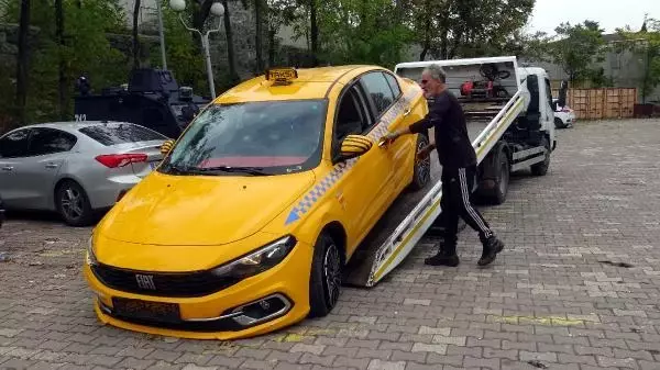 Yolcuyken çaldığı taksiyle 3 gün taksicilik yaptı, nefes kesen kovalamaca sonucu yakalandı