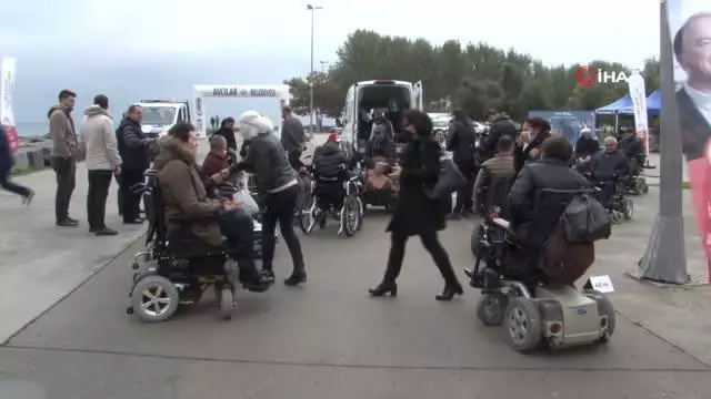 6. Akülü Sandalye Rallisi Avcılar'da düzenlendi