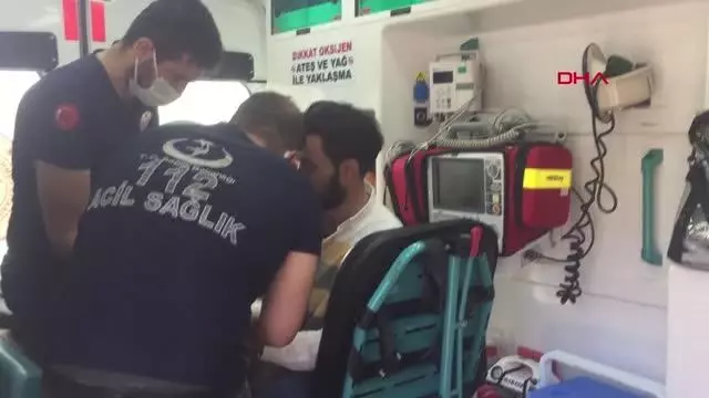 ADIYAMAN'DA MOTOSİKLET DEVRİLDİ: 2'Sİ ÇOCUK 4 KİŞİ YARALANDI