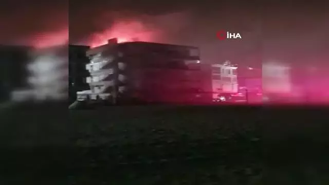 Büyükçekmece'de korkutan yangın