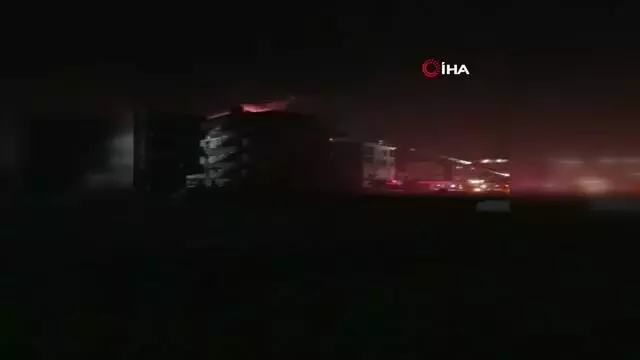 Büyükçekmece'de korkutan yangın