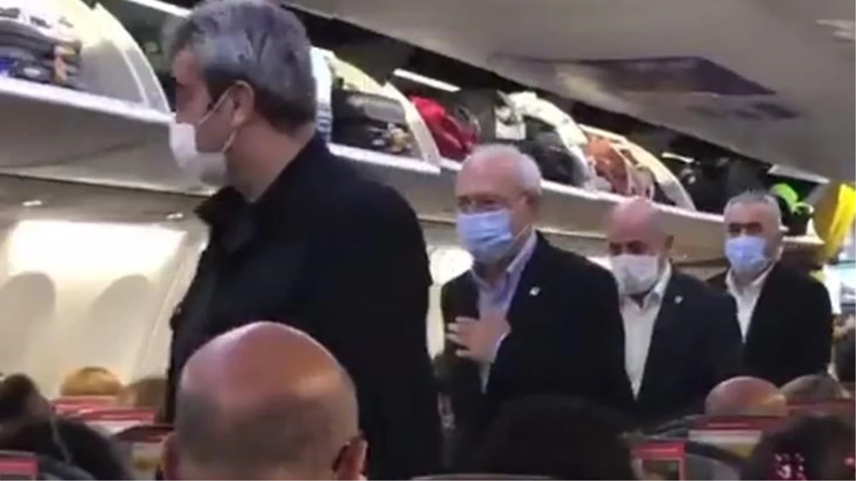 Tarifeli uçağa binen Kılıçdaroğlu iktisat sınıfında vatandaşlarla seyahat etti