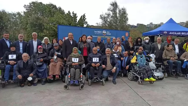 6. Akülü Sandalye Rallisi Avcılar'da düzenlendi