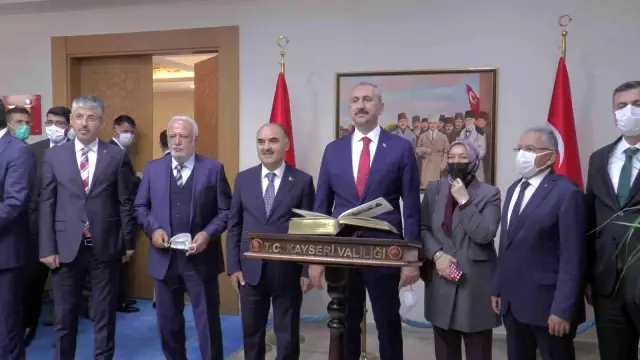 Adalet Bakanı Gül: Hükümet olarak Kayserimize desteklerimiz devam edecek