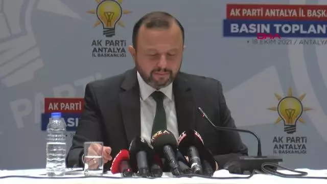 AK PARTİ ANTALYA İL BAŞKANI: ALTIN PORTAKAL SİYASET YAPMA YERİ DEĞİLDİR