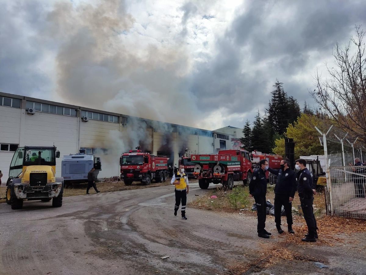 Son dakika haberi | Eskişehir OSB'de fabrika yangını
