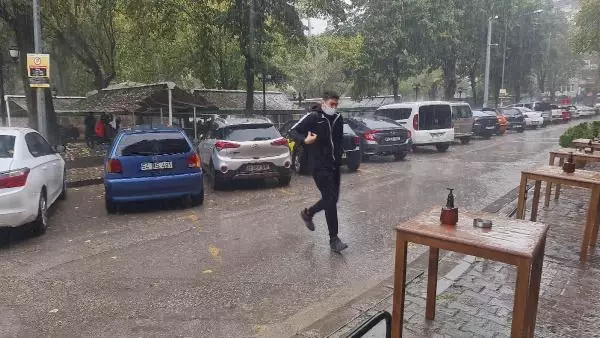 İzmit'te sağanak