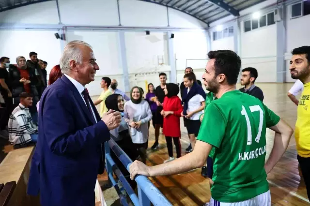 Şiddetsiz spor voleybol turnuvası düzenlendi
