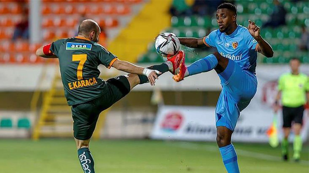 Alanyaspor-Kayserispor maçında goller yağmur oldu yağdı! Ağlar tam 9 kez sarsıldı