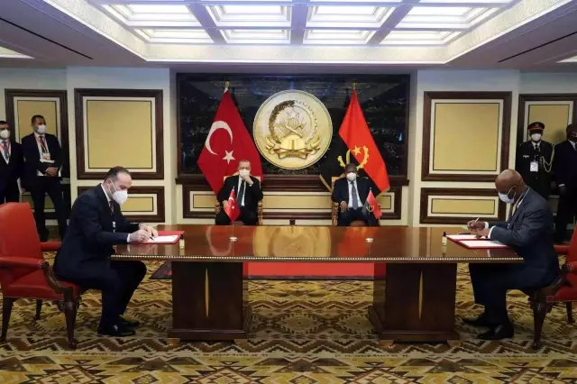 Türkiye-Angola arasında 7 anlaşma imzalandı