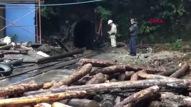 ZONGULDAK'TA KAÇAK MADEN OCAĞINDA GÖÇÜK