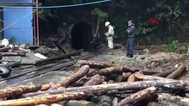 ZONGULDAK'TA KAÇAK MADEN OCAĞINDA GÖÇÜK