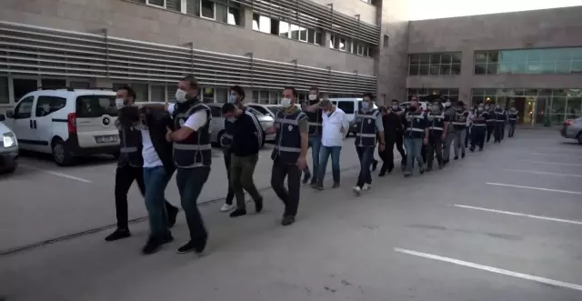 Antalya'da suç örgütü operasyonunda 14 kişi yakalandı