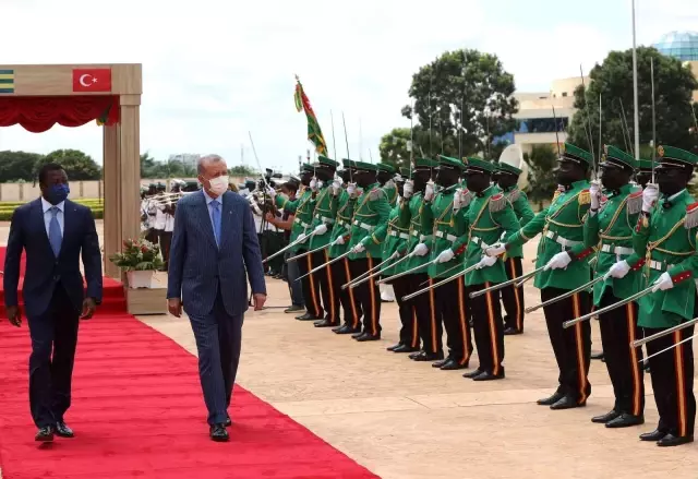 Cumhurbaşkanı Erdoğan, Togolu mevkidaşı Gnassingbe ile görüştü