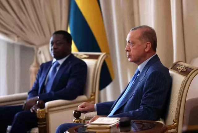 Cumhurbaşkanı Erdoğan, Togolu mevkidaşı Gnassingbe ile görüştü