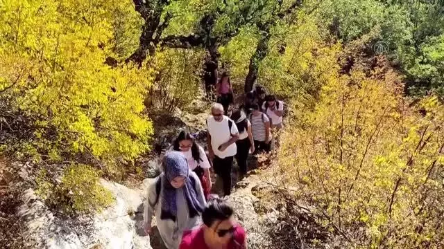 Huzura kavuşan Zore Vadisinde doğa yürüyüşü yapıldı