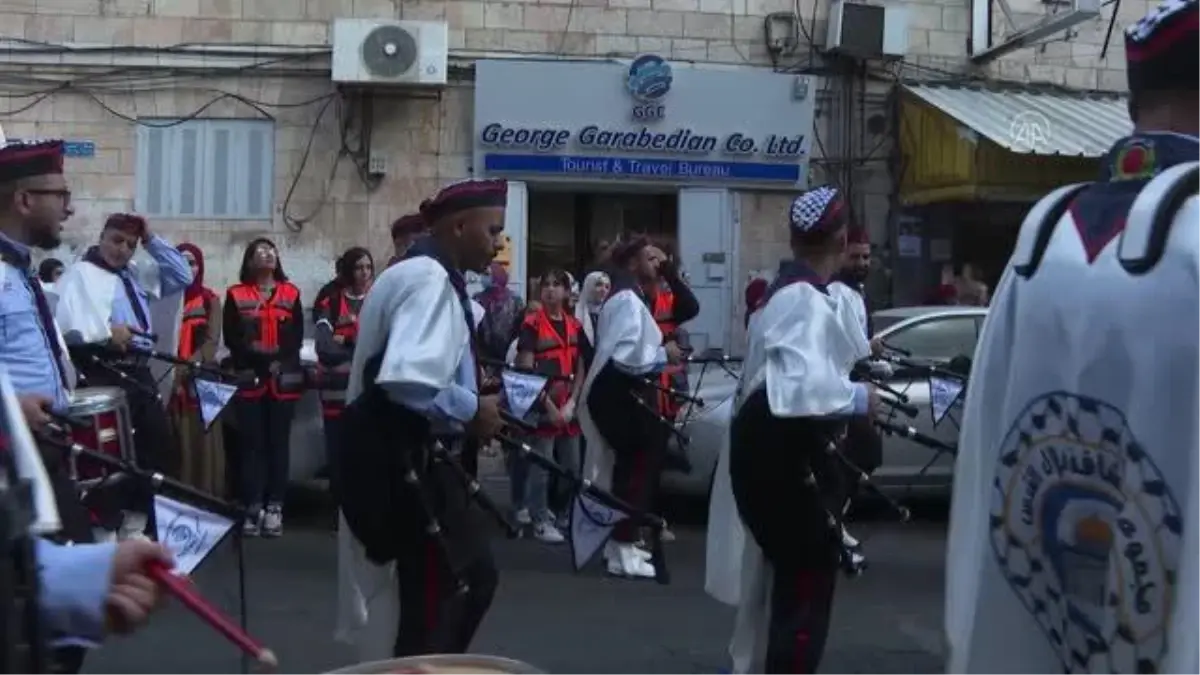 İsrail polisinden Kudüs'teki Mevlit Kandili kutlamalarına müdahale