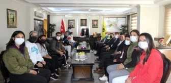 Olimpiyat Şampiyonu Sürmeneli'den Başkan Pekmezci'ye ziyaret