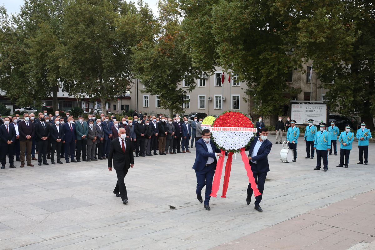 Tokat'ta 19 Ekim Muhtarlar Günü kutlandı