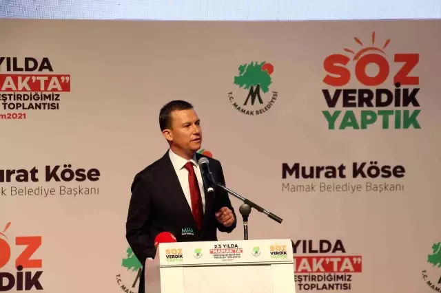 Mamak Belediye Başkanı Köse, iki buçuk yılda hayata geçirilen projelerin sunumunu yaptı