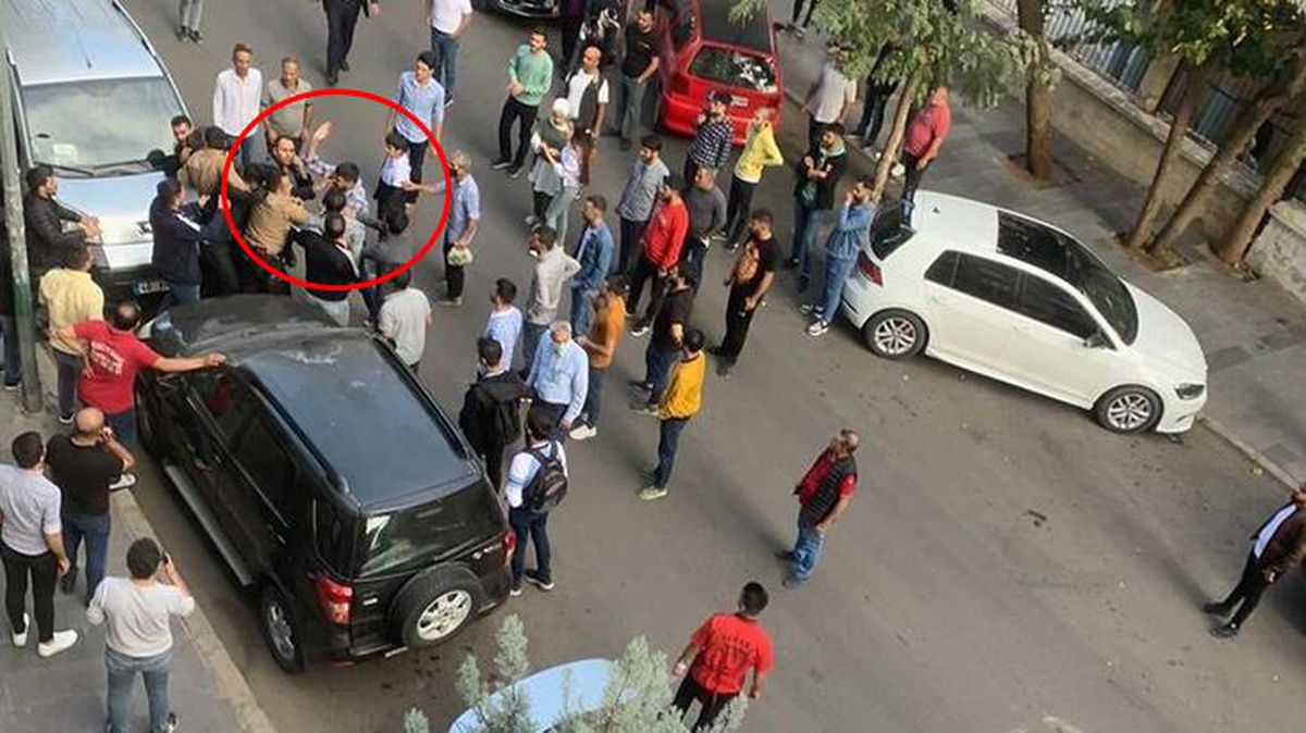 Kavgayı ayırırken yediği Osmanlı tokadı'yla neye uğradığını şaşırdı! O anlar kamerada