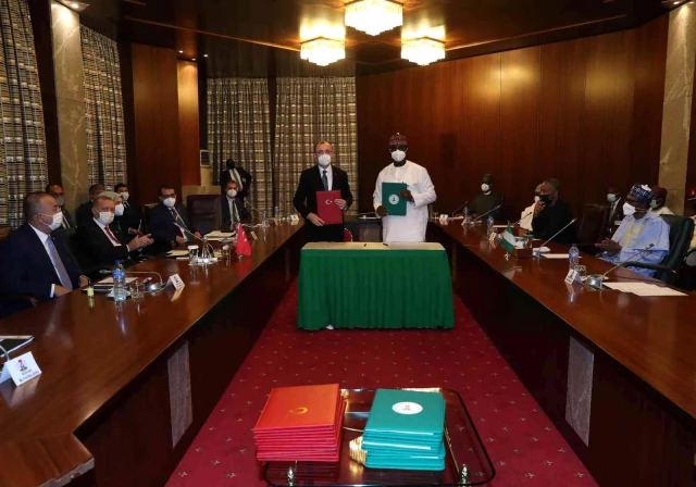 Türkiye ile Nijerya ortasında 7 muahede imzalandı