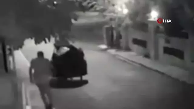 Camiden çamaşır makinesi çalan iki şüpheli yakalandı