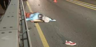 Metrelerce sürüklendi! Yolun karşısına geçmek isteyen yaya, taksinin çarpmasıyla can verdi