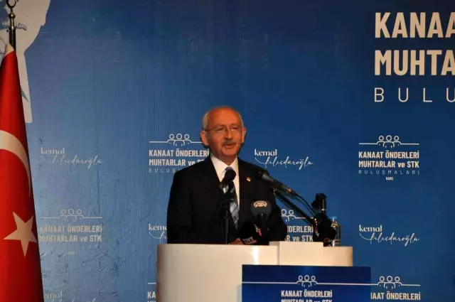 Kılıçdaroğlu Kars'ta STK'lara seslendi: "Kars'ta milletvekilimiz yok. Bunun kabahati Karslılarda değil. CHP'nin Genel Lideri olarak söylüyorum...