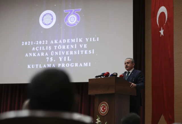 Şentop, Ankara Üniversitesi 2021-2022 Akademik Yılı Açılış Töreni'nde konuştu Açıklaması