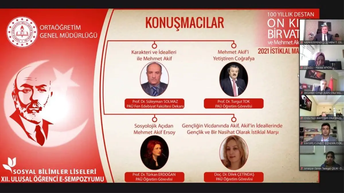Sosyal Bilimler Liseleri XII. Ulusal Öğrenci Sempozyumu Gerçekleştirildi