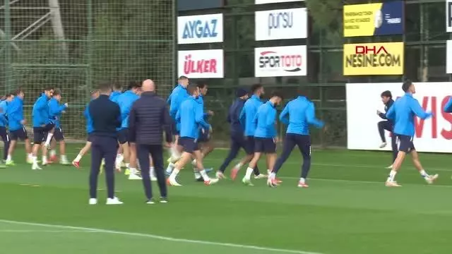 SPOR Fenerbahçe, Royal Antwerp maçının hazırlıklarını tamamladı