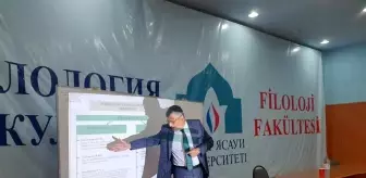 Öğretim Üyesi: Ahmet Yesevi Üniversitesinde 'Dünden Bugüne Türk Dili' Semineri Düzenlendi Öğretim Üyesi: Ahmet Yesevi Üniversitesinde 'Dünden Bugüne Türk Dili' Semineri Düzenlendi
