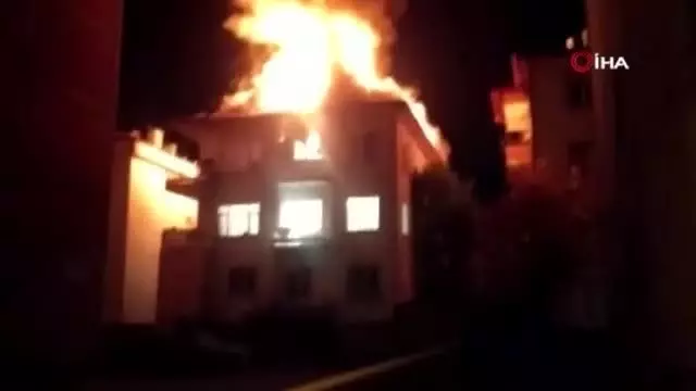 Çorum'da korkutan yangın