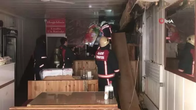 Son dakika... Elazığ'da baca yangını korkuttu
