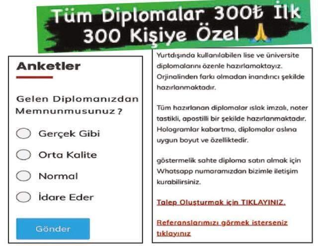 500 TL'ye ODTÜ diploması satılıyor! "Durumum yok" diyene indirim bile yapıyorlar