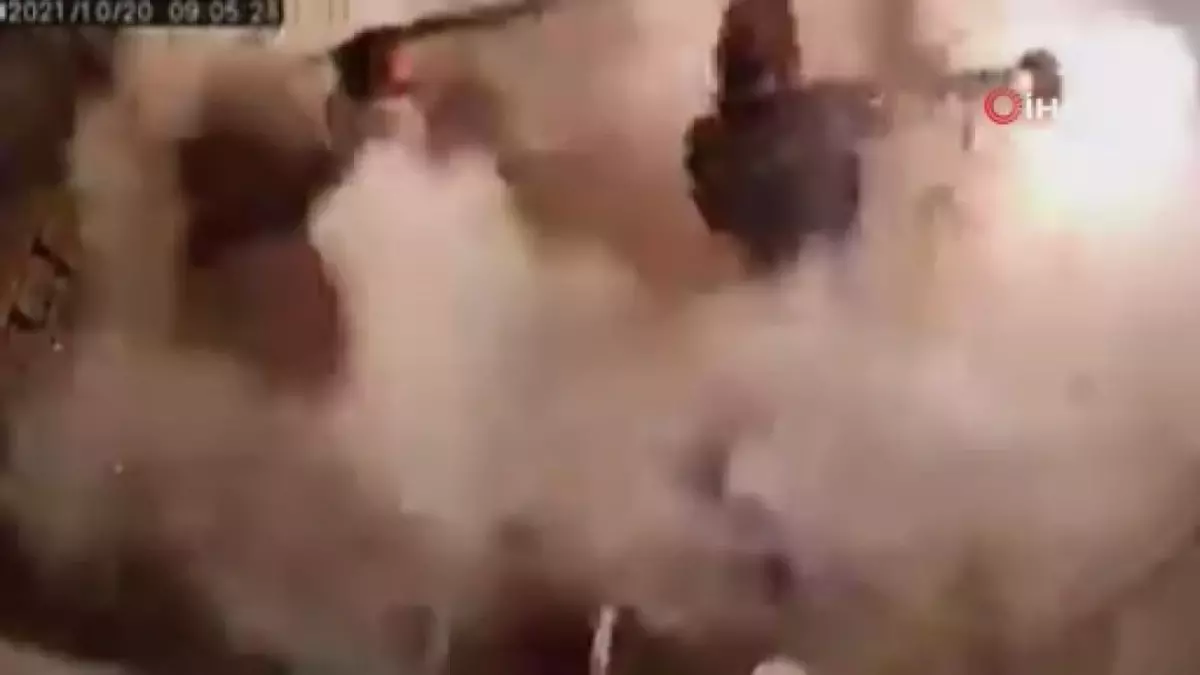 İdlib'teki pazar yerine saldırı anı ortaya çıktı