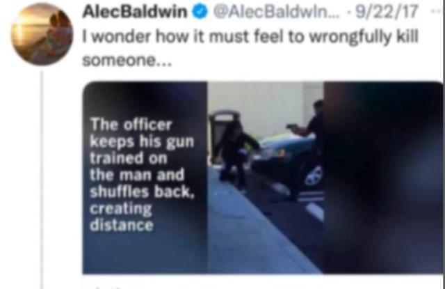 Direktörün vefatına neden olan Alec Baldwin'in 2017 yılında yaptığı paylaşım gündem oldu