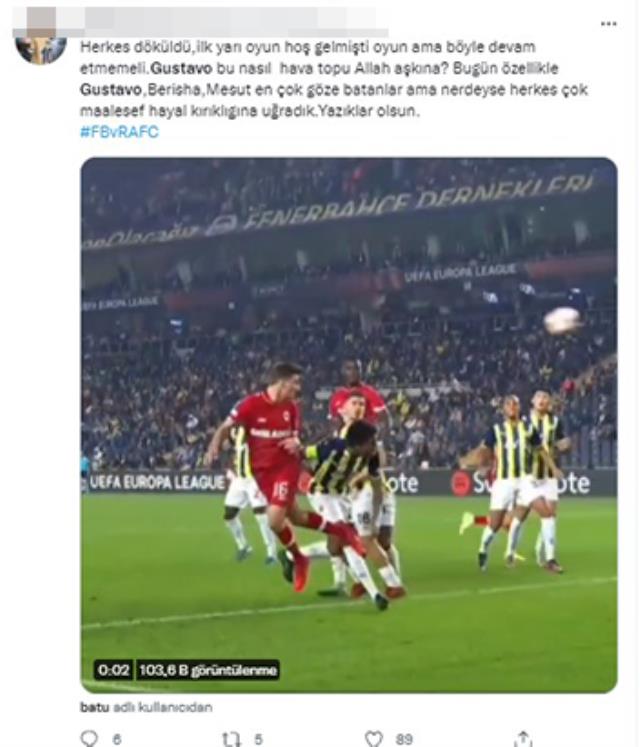 Gustavo, Fenerbahçe taraftarına saç baş yoldurttu! Yağmur üzere reaksiyon yağıyor