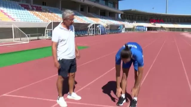 SPOR Tesadüfen atletizmle tanışan Emre, gözünü olimpiyata dikti