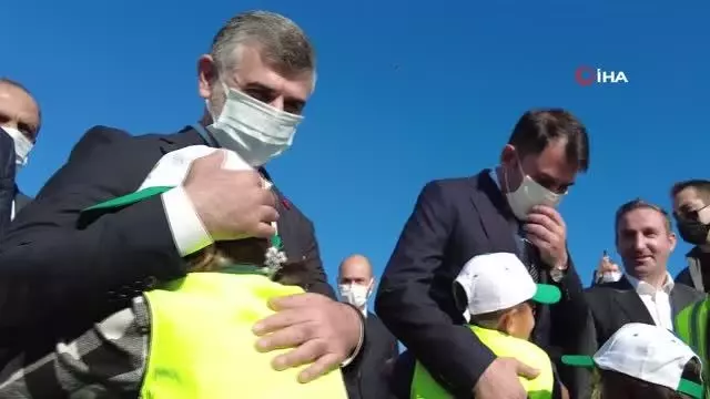 Sultanbeyli'ye yapılacak 'Millet Bahçesi' için ilk fidanlar dikildi