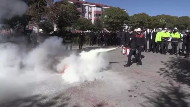 Son dakika haberi! Yozgat Emniyet Müdürlüğü personeli tatbikat yaptı