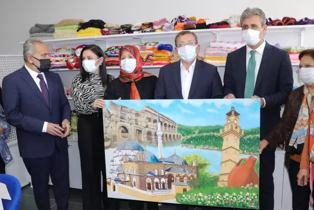 Yozgat Valisi Polat, Üretici Kadınlar Derneği'ni ziyaret etti