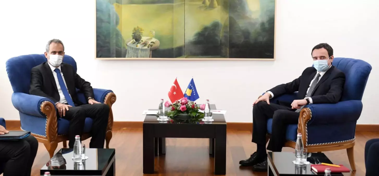BAKAN ÖZER, KOSOVA BAŞBAKANI KURTİ İLE GÖRÜŞTÜ