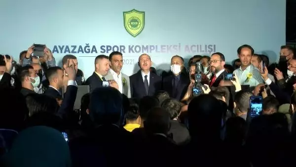 İSTANBUL-İÇİŞLERİ BAKANI SOYLU, SARIYER AYAZAĞA SPOR KOMPLEKSİ AÇILIŞINA KATILDI