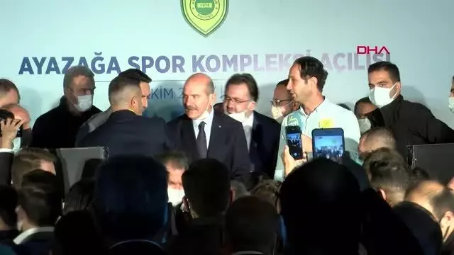 İSTANBUL-İÇİŞLERİ BAKANI SOYLU, SARIYER AYAZAĞA SPOR KOMPLEKSİ AÇILIŞINA KATILDI