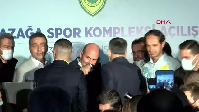 İSTANBUL-İÇİŞLERİ BAKANI SOYLU, SARIYER AYAZAĞA SPOR KOMPLEKSİ AÇILIŞINA KATILDI