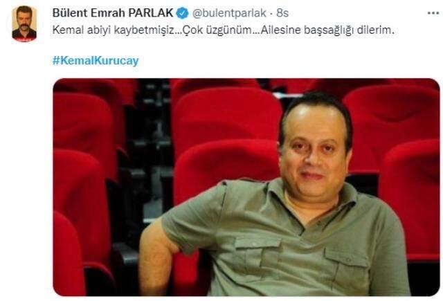 Usta oyuncu Kemal Kuruçay'ın ani ölümü sanat dünyasını yasa boğdu
