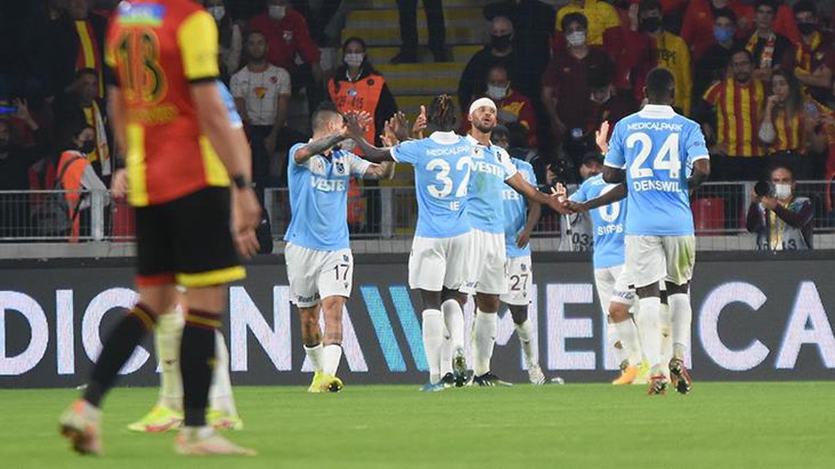 Fırtına, İzmir'i de vurdu! Trabzonspor, Göztepe'yi tek golle geçerek liderliğini sürdürdü